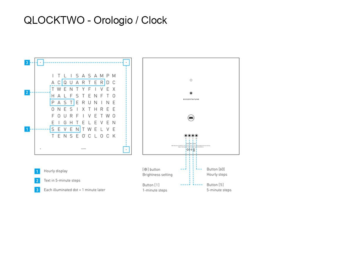 Qlocktwo Touch