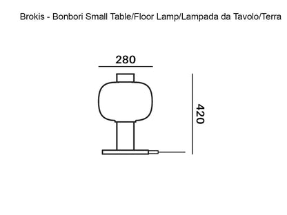 Bonbori Small - Smoke Grey/Matt Black