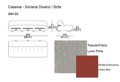 Soriana Three Seater