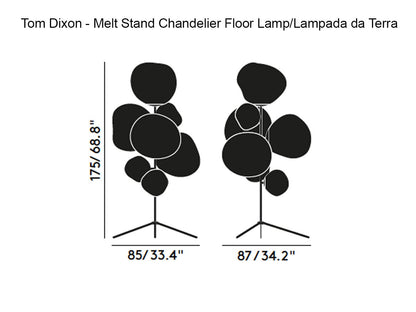 Melt Stand Chandelier