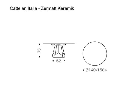 Zermat Keramik Round